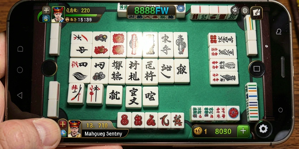 Tangkapan layar gameplay Mahjong 888FW yang menantang dan mengasyikkan.