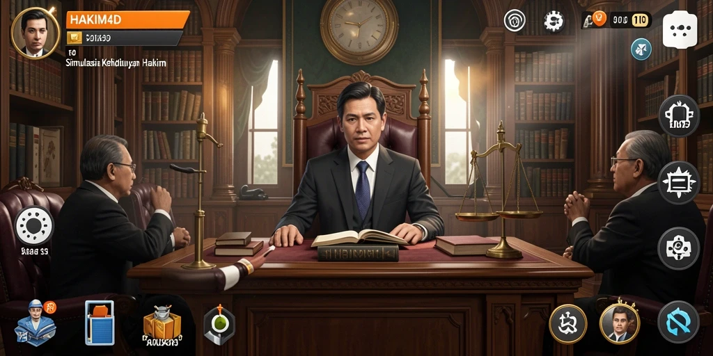 Tampilan gameplay HAKIM4D yang menggugah selera dan menarik.