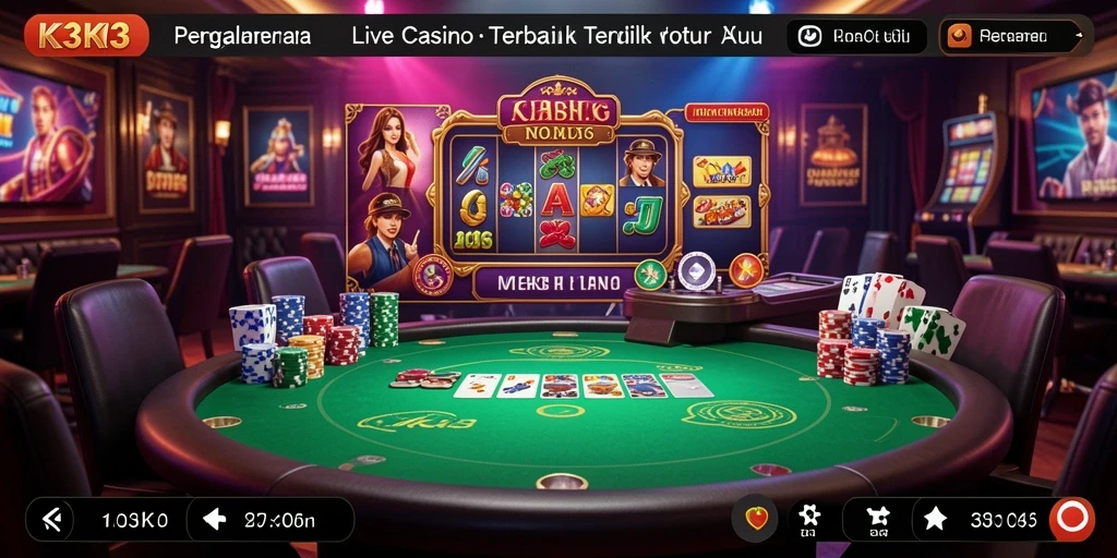 Tampilan gameplay K3K3 yang menarik di Live Casino.