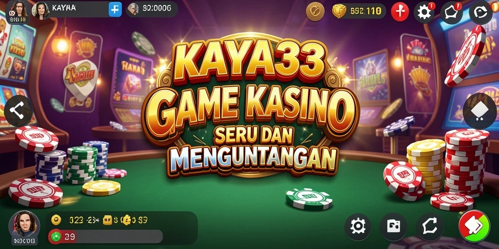 Screenshot KAYA33 menampilkan gameplay Kasino yang menarik dan interaktif.