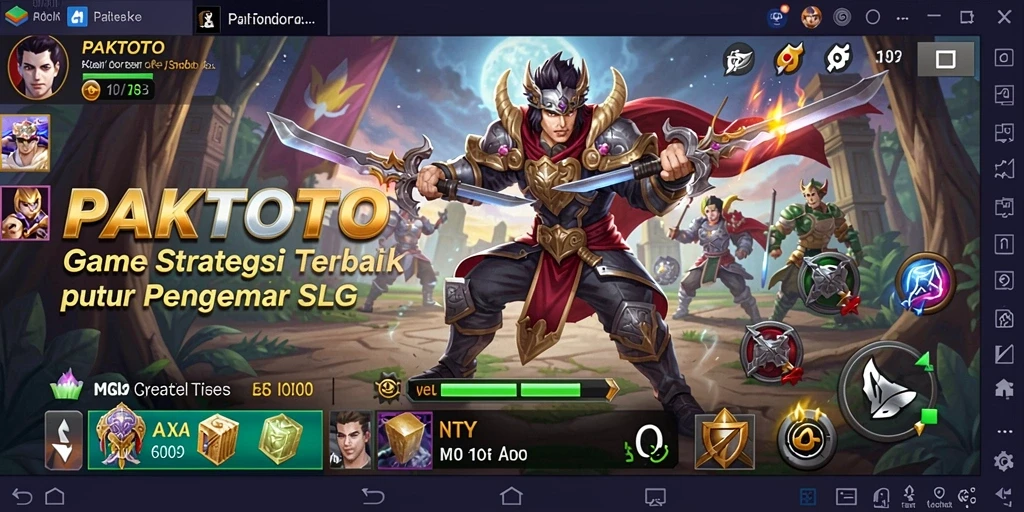 Tampilan gameplay PAKTOTO yang mendebarkan dan strategis.