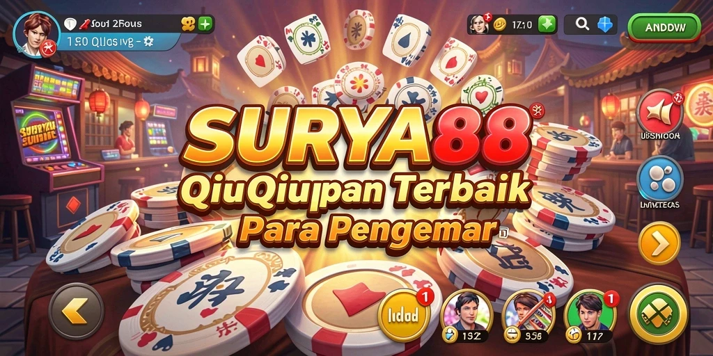 Screenshot gameplay QiuQiu menampilkan aksi seru di SURYA88.